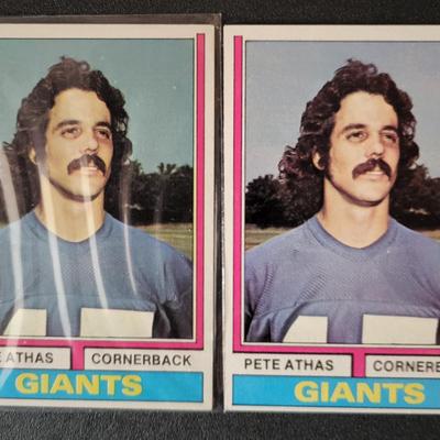 Sale Photo Thumbnail #621: 1977-1980 Topps (8 Cards)
1979 Topps Mark Moseley 
1980 Topps Mark Moseley All Pro
1977 Topps Jack Dolbin
1978 Topps Jack Dolbin (3),
1974 Topps Pete Athas (2)