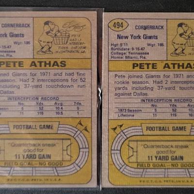 Sale Photo Thumbnail #622: 1977-1980 Topps (8 Cards)
1979 Topps Mark Moseley 
1980 Topps Mark Moseley All Pro
1977 Topps Jack Dolbin
1978 Topps Jack Dolbin (3),
1974 Topps Pete Athas (2)