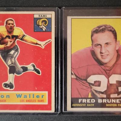 Sale Photo Thumbnail #625: 1956 Topps Ron Waller
1961 Topps Fred Bruney
1961 Topps Ron Nery RC 
 1995 Pinnacle Brands Inc Shannon Sharpe