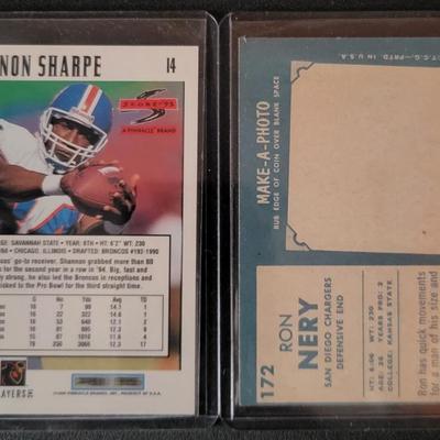 Sale Photo Thumbnail #628: 1956 Topps Ron Waller
1961 Topps Fred Bruney
1961 Topps Ron Nery RC 
 1995 Pinnacle Brands Inc Shannon Sharpe