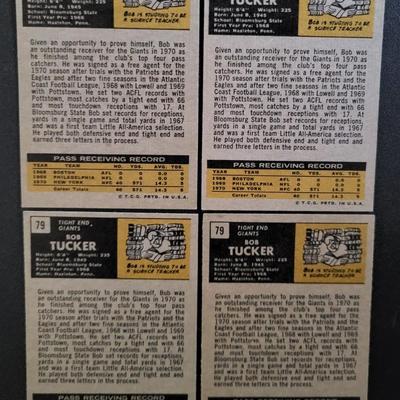 Sale Photo Thumbnail #676: 1974 Topps Bob Tucker ALL PRO (2)
1971 Topps Bob Tucker (5) RC
1976 Topps Bob Tucker
1979 Topps Bob Tucker (3)