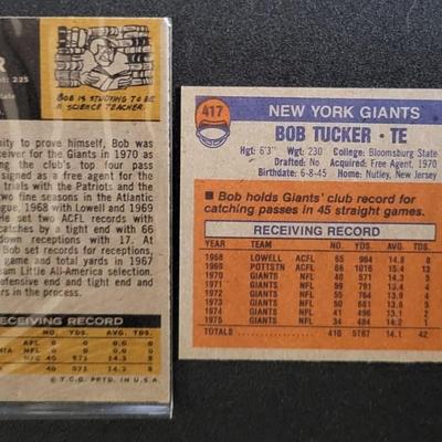 Sale Photo Thumbnail #678: 1974 Topps Bob Tucker ALL PRO (2)
1971 Topps Bob Tucker (5) RC
1976 Topps Bob Tucker
1979 Topps Bob Tucker (3)