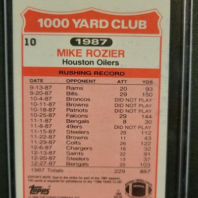 Sale Photo Thumbnail #766: 1988 Topps Mike Rozier, SIGNED NO COA
 1989 Score Bruce Matthews SIGNED NO COA
1990 Pro Set Jack Pardee SIGNED NO COA
. NO COA'S for signed cards