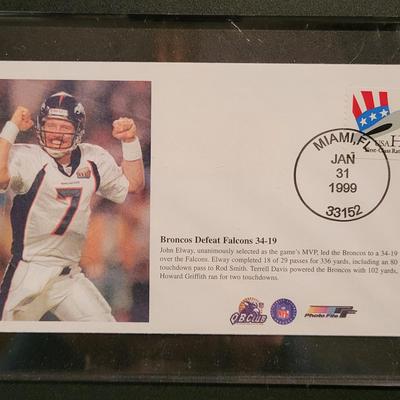 Sale Photo Thumbnail #779: Broncos Defeat Falcons 34-19 Envelope