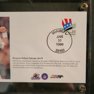 Sale Photo Thumbnail #782: Broncos Defeat Falcons 34-19 Envelope