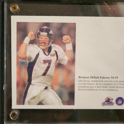 Sale Photo Thumbnail #781: Broncos Defeat Falcons 34-19 Envelope