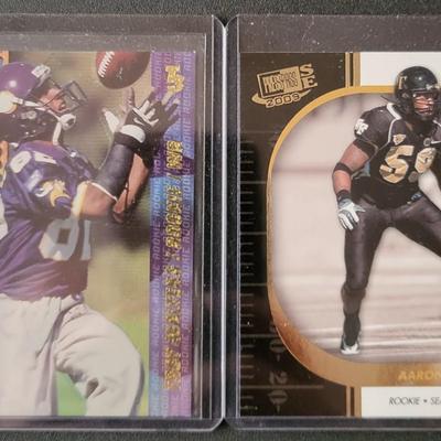 Sale Photo Thumbnail #793: 1997-2000 Collectors Edge Troy Walter's  Rookie, 2009  Press Pass Aaron Curry Rookie, Troy Davis Numbered 2682/3000
