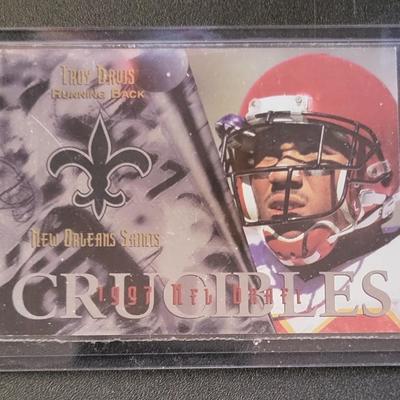 Sale Photo Thumbnail #802: 1997-2000 Collectors Edge Troy Walter's  Rookie, 2009  Press Pass Aaron Curry Rookie, Troy Davis Numbered 2682/3000
