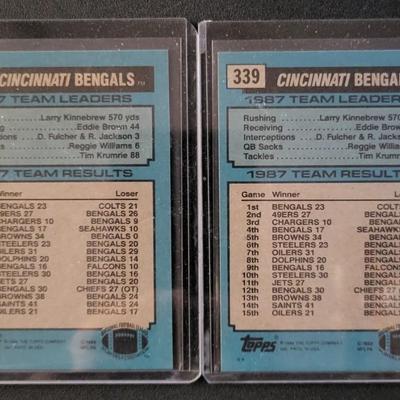 Sale Photo Thumbnail #806: MIsc Bengals Lot, team cards, Ernie Wright, Carl Pickens and more