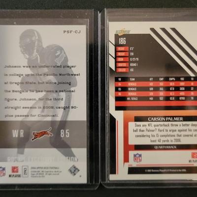 Sale Photo Thumbnail #862: 2003 PressPass, 2006 Upper Deck, 2007 Score/Fleer Carson Palmer.