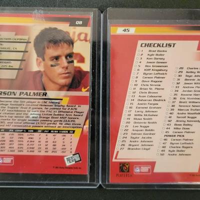 Sale Photo Thumbnail #860: 2003 PressPass, 2006 Upper Deck, 2007 Score/Fleer Carson Palmer.