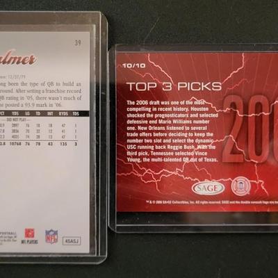 Sale Photo Thumbnail #864: 2003 PressPass, 2006 Upper Deck, 2007 Score/Fleer Carson Palmer.