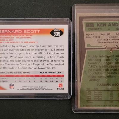 Sale Photo Thumbnail #872: 1996 Upper Deck Willie Anderson Rookie, 1975/1996/2010 Topps Anderson, Scott