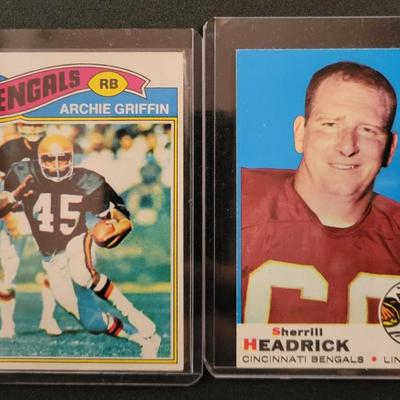 Sale Photo Thumbnail #875: Vintage Topps Bengals Griffin, Headrick, Stofa, Anderson