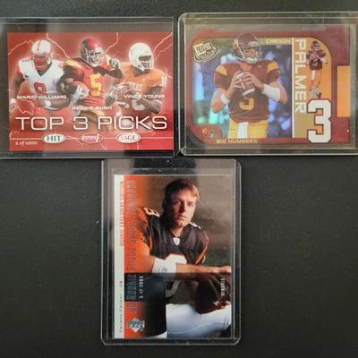 Sale Photo Thumbnail #885: 2003/2004/2006 PressPass, Topps, Upper Deck. Contains 3 Different Rookie Card Carson Palmer
