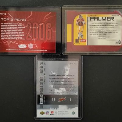Sale Photo Thumbnail #886: 2003/2004/2006 PressPass, Topps, Upper Deck. Contains 3 Different Rookie Card Carson Palmer