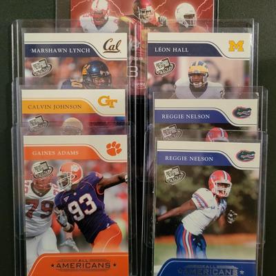 Sale Photo Thumbnail #895: 2007 PressPass All Americans Lynch, Johnson, Adams, Hall, Nelson