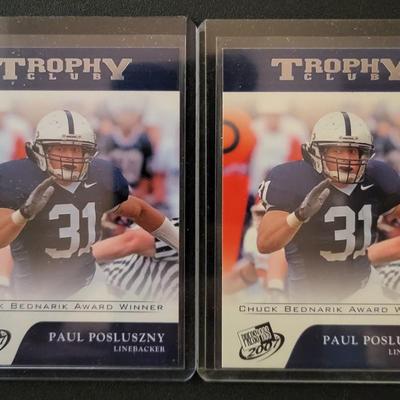 Sale Photo Thumbnail #917: 2007 PressPass Trophy Club Linebacker's Posluszny, Woodley, Willis.