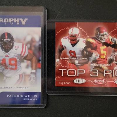 Sale Photo Thumbnail #921: 2007 PressPass Trophy Club Linebacker's Posluszny, Woodley, Willis.