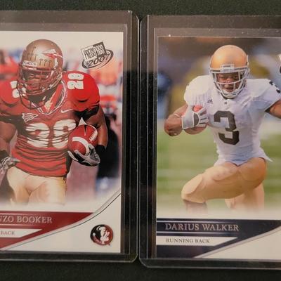 Sale Photo Thumbnail #927: 2007 PressPass Edwards, Palmer, Booker, Walker & 2010  PressPass Jarrett Brown numbered 003/500.