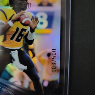 Sale Photo Thumbnail #933: 2007 PressPass Edwards, Palmer, Booker, Walker & 2010  PressPass Jarrett Brown numbered 003/500.