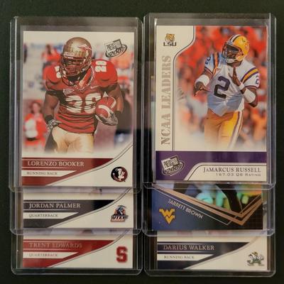 Sale Photo Thumbnail #931: 2007 PressPass Edwards, Palmer, Booker, Walker & 2010  PressPass Jarrett Brown numbered 003/500.