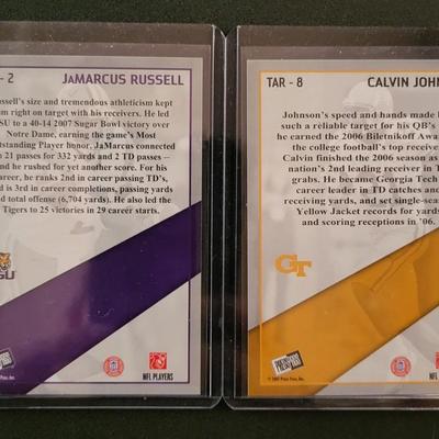 Sale Photo Thumbnail #936: 2007 PressPass Russell, Johnson,  Bowe, Ginn Jr.