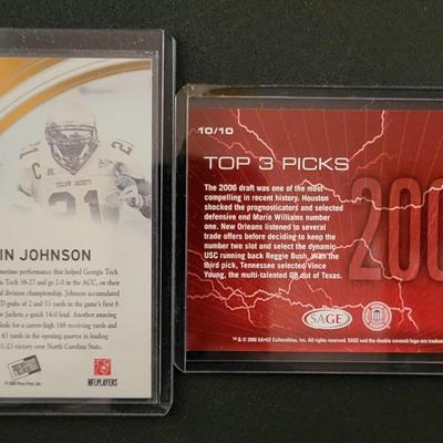 Sale Photo Thumbnail #940: 2007 PressPass Russell, Johnson,  Bowe, Ginn Jr.