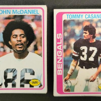 Sale Photo Thumbnail #1038: 1978 Topps McDaniel (11), Casanova (10), Elliot (8), Mayes (3), Bacon (2).