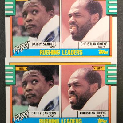 Sale Photo Thumbnail #1054: 1989 Topps Receving Leaders
