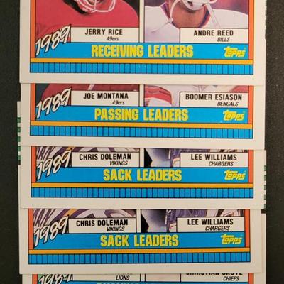 Sale Photo Thumbnail #1060: 1989 Topps Receving Leaders