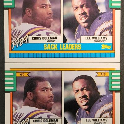 Sale Photo Thumbnail #1056: 1989 Topps Receving Leaders