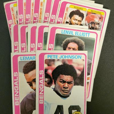 Sale Photo Thumbnail #1061: 1979 Topps Offensive LDRS (7), Elliott (5), Parrish, Johnson