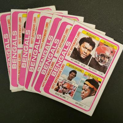 Sale Photo Thumbnail #1062: 1979 Topps Offensive LDRS (7), Elliott (5), Parrish, Johnson