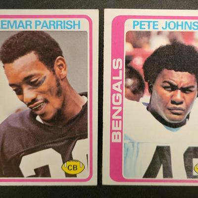 Sale Photo Thumbnail #1066: 1979 Topps Offensive LDRS (7), Elliott (5), Parrish, Johnson