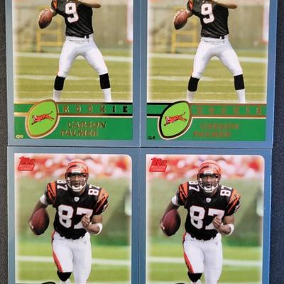 Sale Photo Thumbnail #1084: 2002 Topps Washington Rookie (2), Palmer (2), Houshmandzadeh (2), Smith (2)  Johnson (2), Kitna (2).