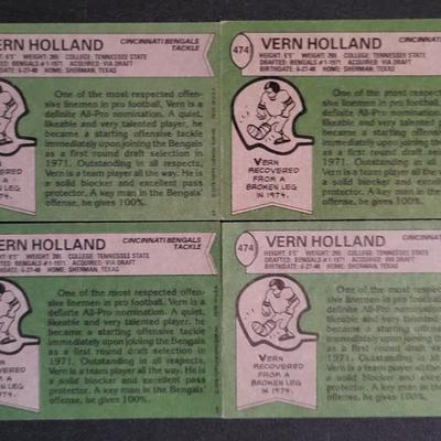 Sale Photo Thumbnail #1091: 1978 Topps Bengals Holland (4), Parrish(4), Casanova,
