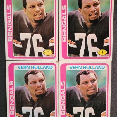 Sale Photo Thumbnail #1090: 1978 Topps Bengals Holland (4), Parrish(4), Casanova,