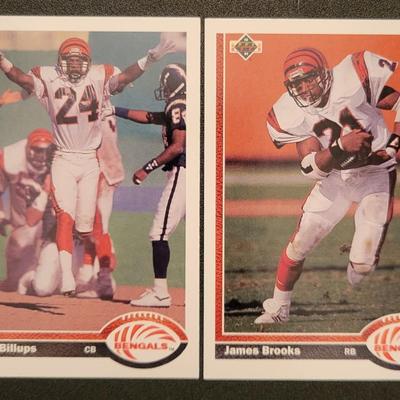 Sale Photo Thumbnail #1107: 1991 Upper Deck Bengals Various Players