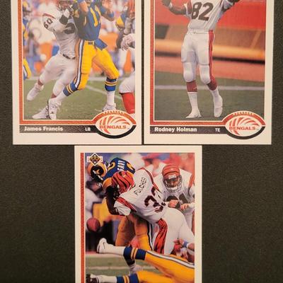 Sale Photo Thumbnail #1104: 1991 Upper Deck Bengals Various Players