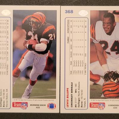 Sale Photo Thumbnail #1106: 1991 Upper Deck Bengals Various Players
