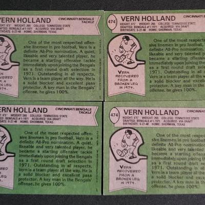 Sale Photo Thumbnail #1111: 1978 Topps Bengals Holland(4), Parrish (4), Casanova