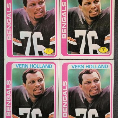 Sale Photo Thumbnail #1110: 1978 Topps Bengals Holland(4), Parrish (4), Casanova