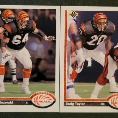 Sale Photo Thumbnail #1132: 1991 Upper Deck/ Fleer Bengals Williams Rookie Force & Various Players