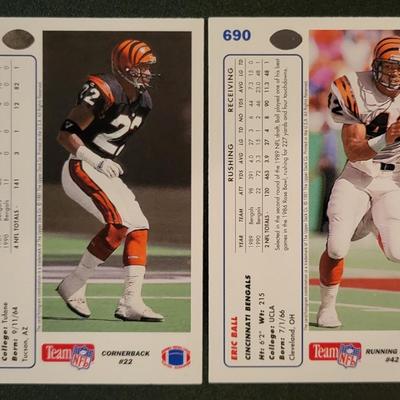 Sale Photo Thumbnail #1135: 1991 Upper Deck/ Fleer Bengals Williams Rookie Force & Various Players