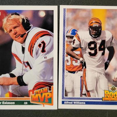 Sale Photo Thumbnail #1130: 1991 Upper Deck/ Fleer Bengals Williams Rookie Force & Various Players