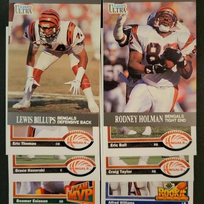Sale Photo Thumbnail #1138: 1991 Upper Deck/ Fleer Bengals Williams Rookie Force & Various Players