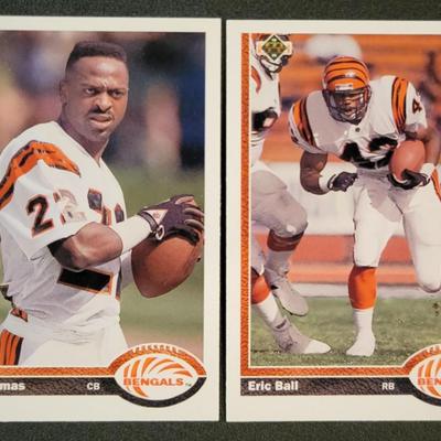Sale Photo Thumbnail #1134: 1991 Upper Deck/ Fleer Bengals Williams Rookie Force & Various Players