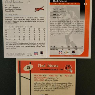 Sale Photo Thumbnail #1145: 2002 Fleer, Score, Topps, Upper Deck, Donruss Chad Johnson