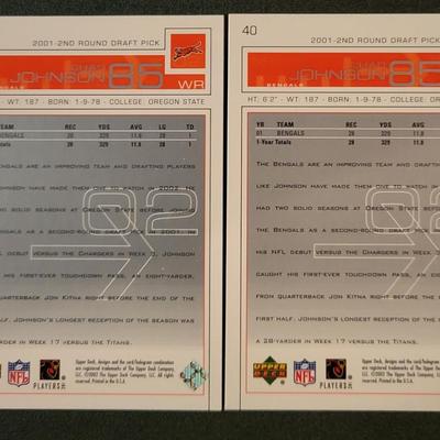 Sale Photo Thumbnail #1143: 2002 Fleer, Score, Topps, Upper Deck, Donruss Chad Johnson